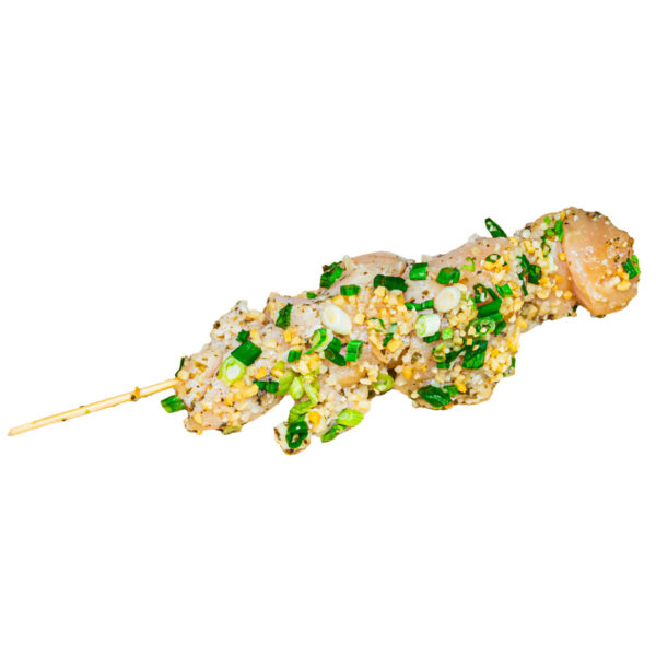Garlic Parm Chicken Satay Sticks