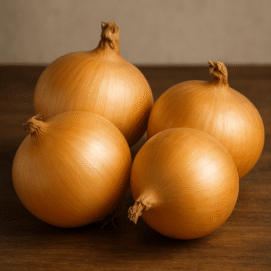 fresh yellow onions