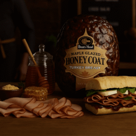 maple glazed honey turkey breast