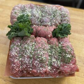 Sunday Sauce Package: tray of beef braciole with parmesan and parsley from Chubs Meats